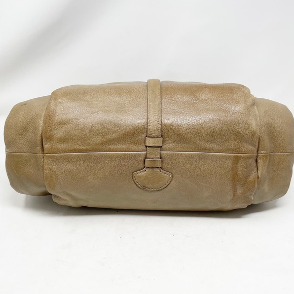 REPOSH Cole Haan Tan Leather Single Strap Silver Hardware Zip Top Hobo REPOSH - Picture 8 of 16